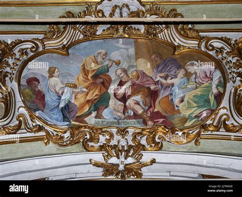 Battesimo Di San Paolo Affresco Giulio Quaglio S Paolo D