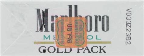 Marlboro Gold Pack Menthol Cigarettes 1 Ct Kroger