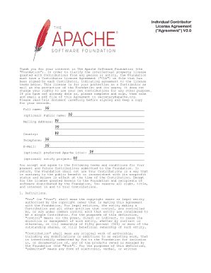 Fillable Online Apache Pdf Form The Apache Software Foundation