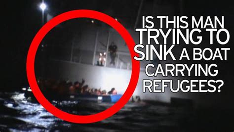 Shocking Footage Claims To Show Greek Coastguard Deliberately Trying