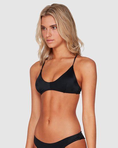 Solid Cross Back Bikini Top RVCA