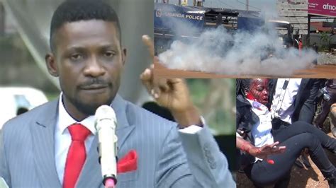 BOBI WINE AYOGEDDE KU MUWALA POLIISI GWEYAKUBYE YouTube