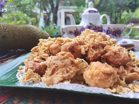 Resipi Cara Buat Cempedak Goreng Crispy Walaupun Sejuk