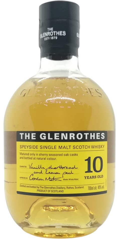 Glenrothes 10 Year Old Ratings And Reviews Whiskybase