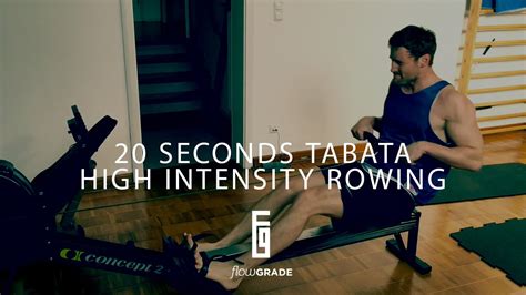 4 Minute Tabata Rowing Workout Youtube