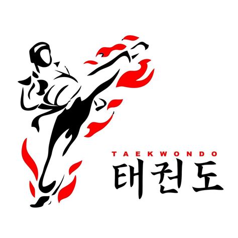 Taekwondo Symbolvektor