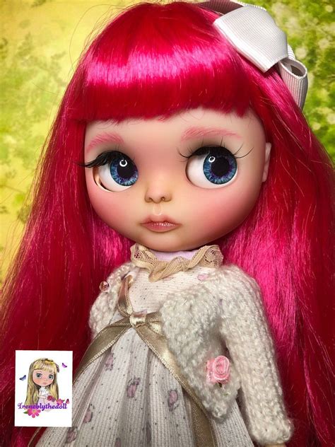 Blythe Fake Custom By Ireneblythedoll Custom Dolls Big Eyes Blythe