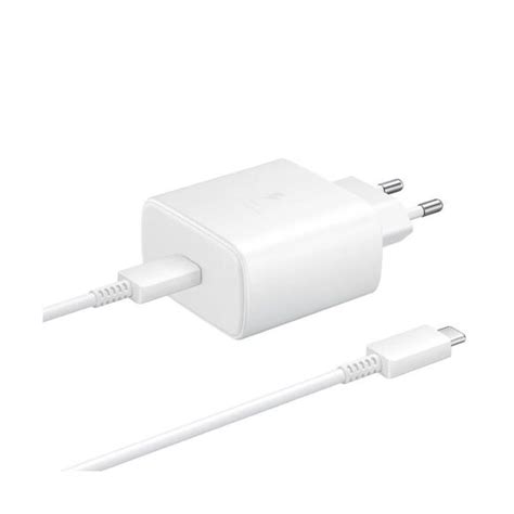 Carregador Samsung Super Fast Charging Ep Ta Branco V W Usb