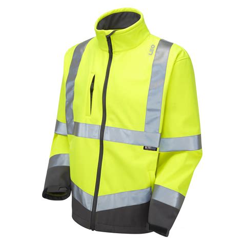 Leo Buckland Hi Vis Softshell Jacket Safpro