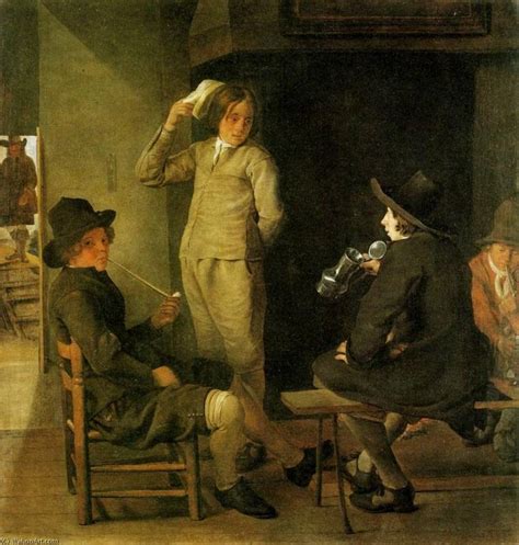 Riproduzioni Di Quadri An Inn Parlour 1660 Di Michael Sweerts