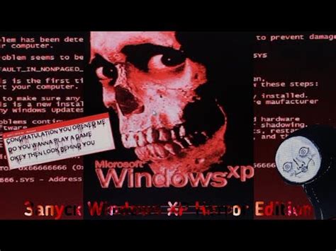 Windows Xp Horror Edition Peacful Youtube