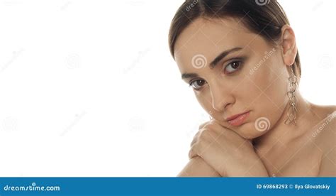 Picture Of A Upset Nude Woman Looking To The Camera Stock Image Image Of Face Brest