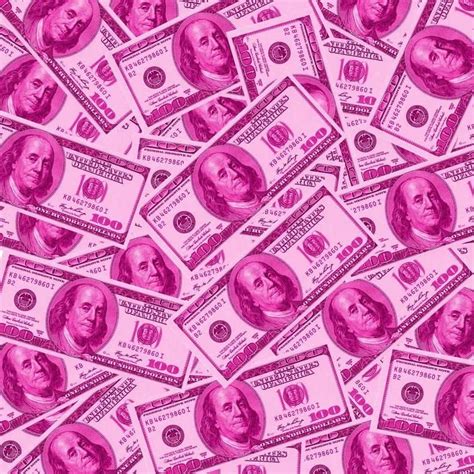 Pink Money Background