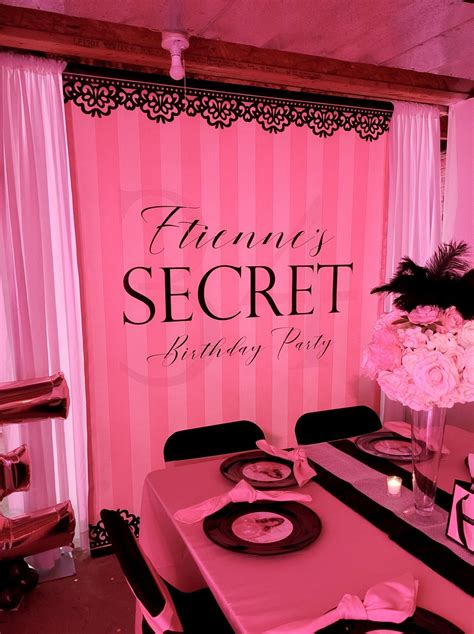 Victoria Secrets Victoria Secret Party Victoria Secret Lingerie Pink Birthday Party 22nd