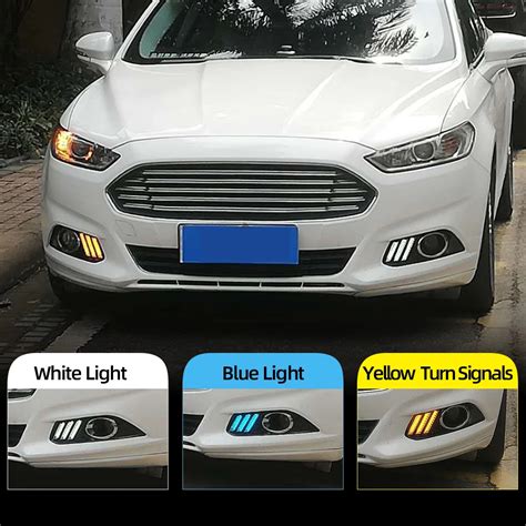 1set For Ford Mondeo Fusion 2013 2014 2015 2016 Yellow Turning Signal