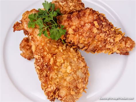 Potato Chip Chicken Crunchy And Delicious Dancing Through The Rain