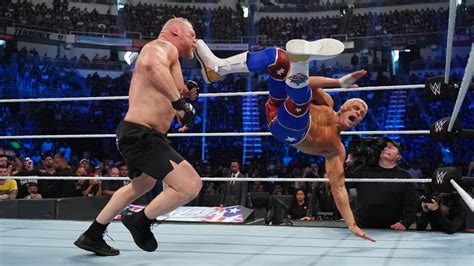 Cody Rhodes Vs Brock Lesnar Wwe Backlash 2023 Highlights Wwe