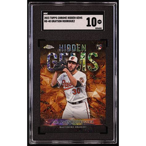 Grayson Rodriguez Topps Chrome Hidden Gems Hg Rc Bowman