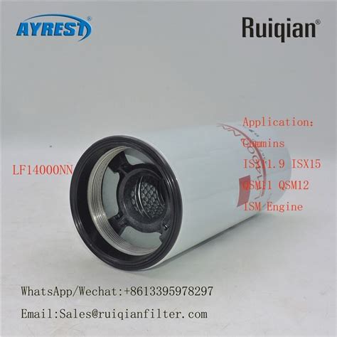 Customized LF14000NN Oil Filter Manufacturers, Factory - Wholesale ...