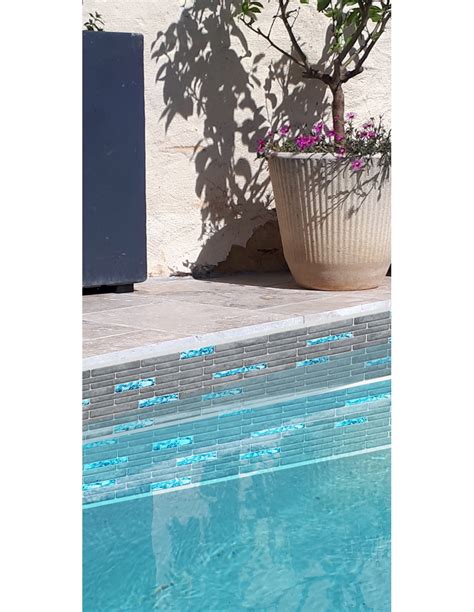 Frise Autocollante Greyline Blue Piscine Ou Cm Sur M