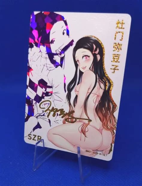 Kamado Nezuko Demon Slayer Szr Signature Card Goddess Girl Story