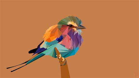 Geometric Bird Digital 3840x2160 Px Rart