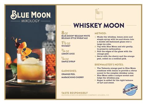 Blue Moon dives into mixology, creates 4 new cocktails | Molson Coors Beer & Beyond Mixed Drinks ...