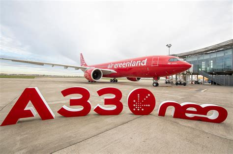 Rare Delivery Air Greenland Takes Delivery Of Its Only Airbus A330 800