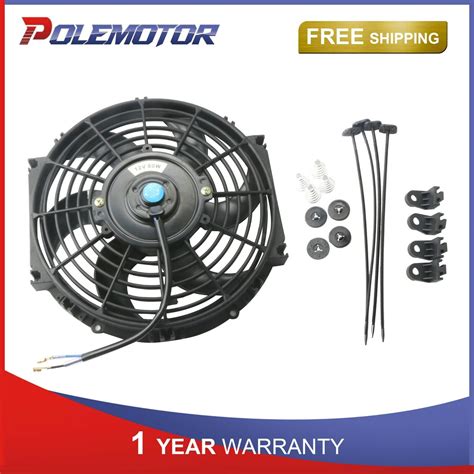 V Inch Universal Slim Pull Push Electric Radiator Cooling Fan W