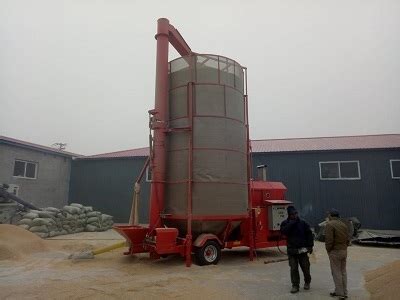 High Efficient Rice Maize Corn Paddy Seed Grain Beans Dryer Mobile