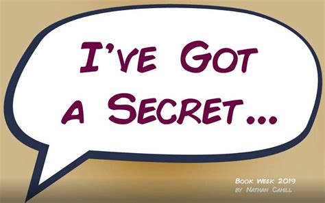 I've Got a Secret... Book Week 2019!