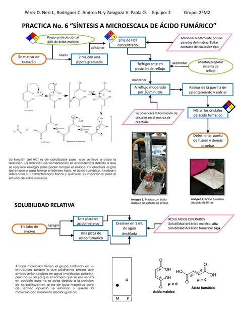 Andrea Diagrama De Flujo Pr Ctica No Qu Mica Org Nica I Ipn