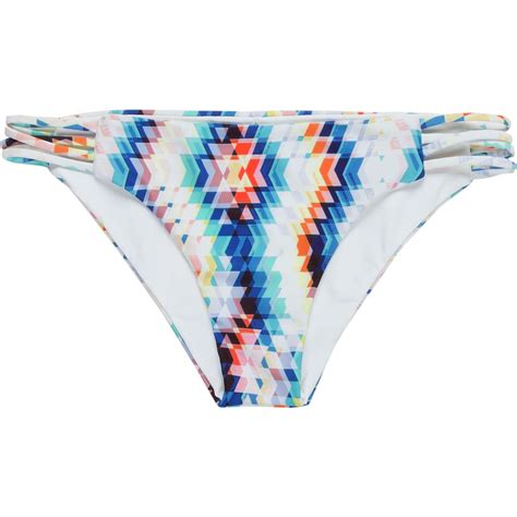 L Space Low Down Reversible Print Bikini Bottom Women S Clothing