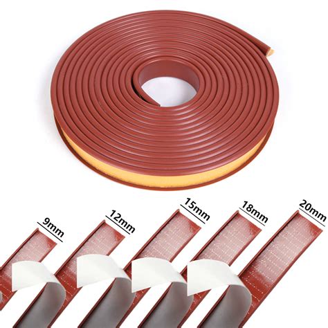 Mm Mm U Shape Flexible Self Adhesive Edge Banding Soft Seal Strips