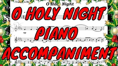 O Holy Night (Josh Groban Version) (Accompaniment, Play along, Backing ...