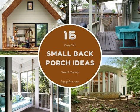 16 Cozy Yet Small Back Porch Ideas Worth Trying – AprylAnn