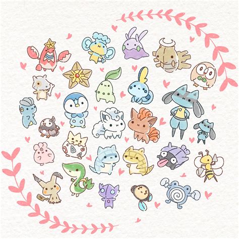 ポケモン「ゆるいみんなの推しポケモン2 」おととのイラスト