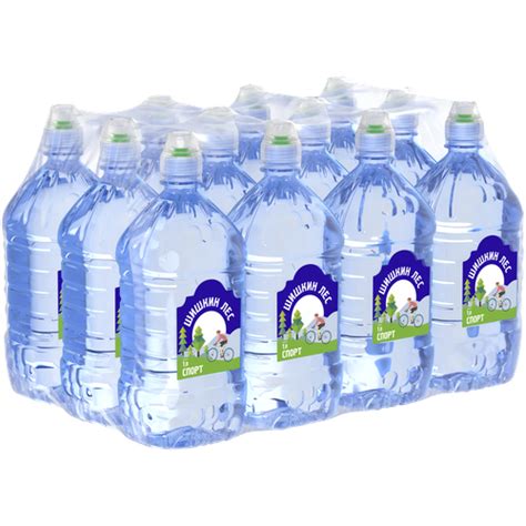 Питьевая вода Шишкин лес Спорт негазированная, ПЭТ, 12 шт. по 1 л ...