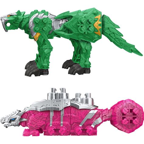 Power Rangers Dino Fury Ankylo Hammer and Tiger Claw Zord Set