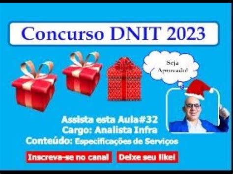 Aula 32 Concurso DNIT 2023 YouTube