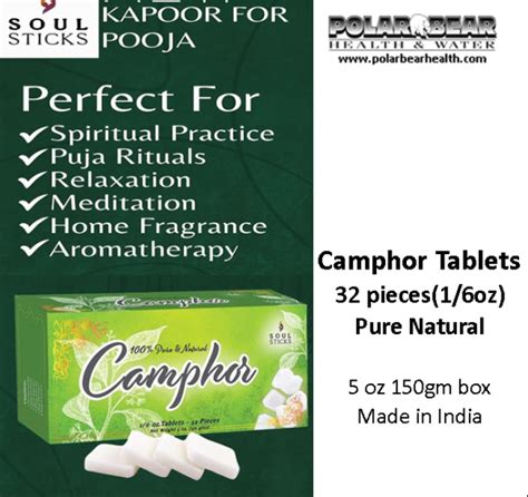 Camphor Tablets Pure Natural Polar Bear Health And Water Edmonton Alberta