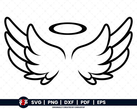 Angel Wings Svg Memorial Svg Angel Svg Wings Svg In Loving Memory