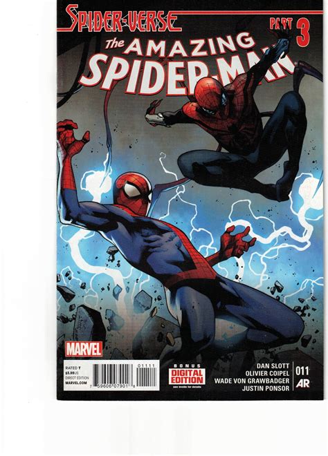 The Amazing Spider Man 3 2015 Spider Verse Cover Key High Grade Nm