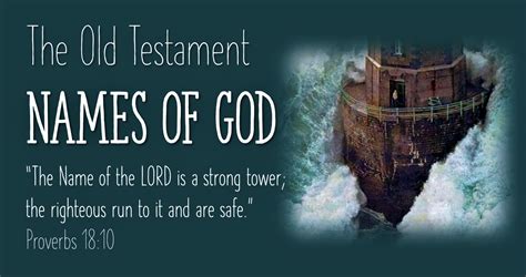 Old Testament Names Of God List Christian Life Center And Institute