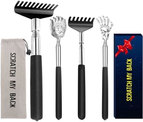 Yikato Back Scratcher T Set 4 Pack Upgraded Portable