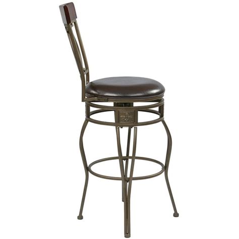 30" Metal Swivel Bar Stool in Espresso - CSM2530-ES