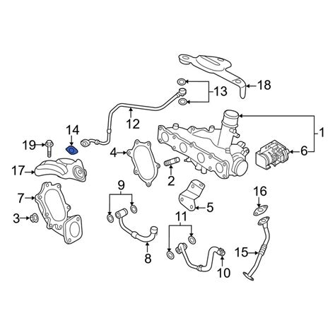 Kia OE 1751210000 - Turbocharger Oil Line Gasket