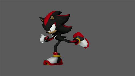 Shadow The Hedgehog Running