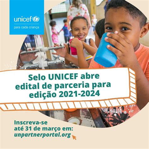 UNICEF abre processo para seleção de parcerias para o Selo UNICEF