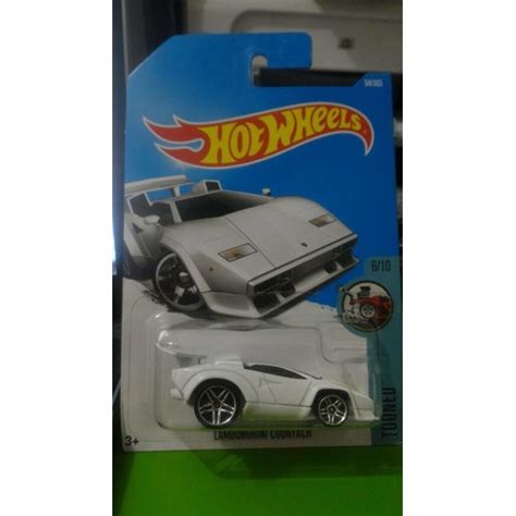 Jual Hot Wheels Lamborghini Countach White Shopee Indonesia